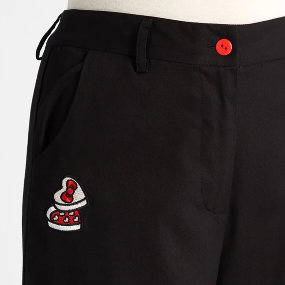 ModCloth for Hello Kitty Forever My Sweetheart Wide-Leg Pants Sz 8 Pockets NWT - Picture 5 of 11